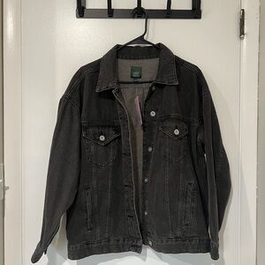NWT wild fable black denim jacket